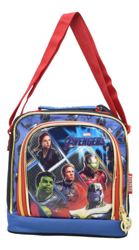 Lonchera Termica Avengers 5 Personajes Estampado 155387 Ruz