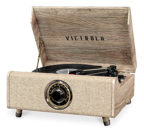 El Reproductor De Discos Bluetooth 4-in-1 De Victrola Con Ra