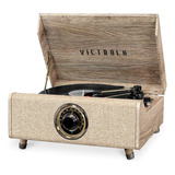 El Reproductor De Discos Bluetooth 4-in-1 De Victrola Con Ra