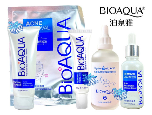 Kit Anti Acne+ Suero Ah Bioaqua - mL a $94