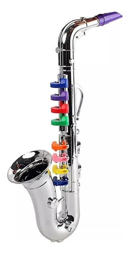 Sliver Musical Infantil Saxofone Para Instrumento De Ensino