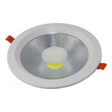 15 Spot Led Downlight Embutir 50w Cob Branco Frio 110v/220v