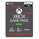 Xbox Game Pass Ultimate 1 Mês Precisa De Vpn 