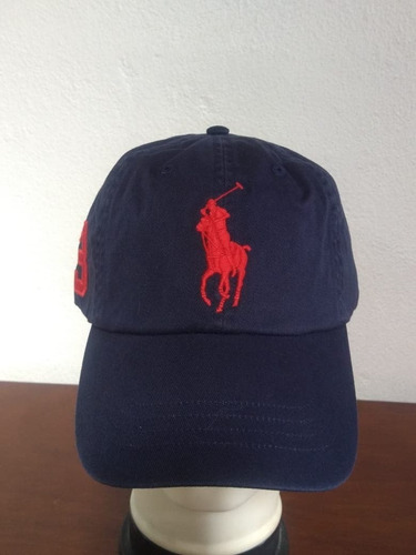 Gorra Polo Ralph Lauren Azul Oscuro Big Pony 100% Original!