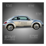 Calcos New Beetle Franja Vw Ambos Lados - Ploteoya