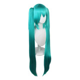 F Peluca Halloween Hatsune Miku Estilo Cosplay