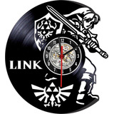 Reloj En Vinilo Lp /vinyl Clock Legend Of Zelda Videogame