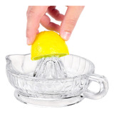 Manmaohe Exprimidor Manual De Limon De Vidrio Con Mango Y Bo