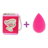 Mini Lavadora De Esponjas Maquillaje + Esponja Regalo