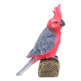 Estatua De Pájaro Aleteando, Modelo De Loro, Decorada