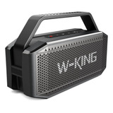 W-king Altavoces Bluetooth Portátiles Ruidosos Con Subwoof.