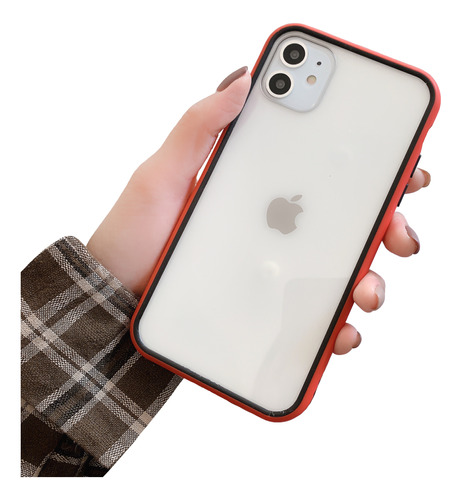 Funda Color Line Compatible Con iPhone 7 8 Plus 11 Pro Max  