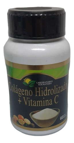 Colageno Hidrolizado + Vitamina C . 60 Cap 500mg