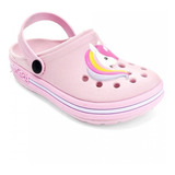 Babuche Infantil Feminina Clogs Menina Unicórnio Band Nilqi