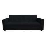 Sofa Cama 200cm Brazo Recto Tapiz Lino Muebles Chile