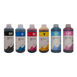 Kit 6 X 500 Ml Tinta Inktec E0017 544 L120 L350 L800 T50 