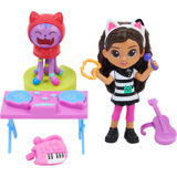 Gabby's Dollhouse Kitty Karaoke Set Con 2 Figuras De Juguete