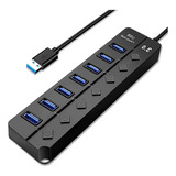 Hub Usb Con 7 Puertos Usb 3.0 Multicontacto