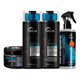 Kit Shampoo, Condicionador, Máscara E Finalizador Truss