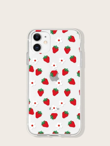 Funda Para iPhone Con Diseño De Frutitas Cute
