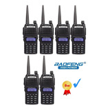 8w Seis Radios Baofeng Uv-82 Hp Vhf/uhf Máxima Potencia