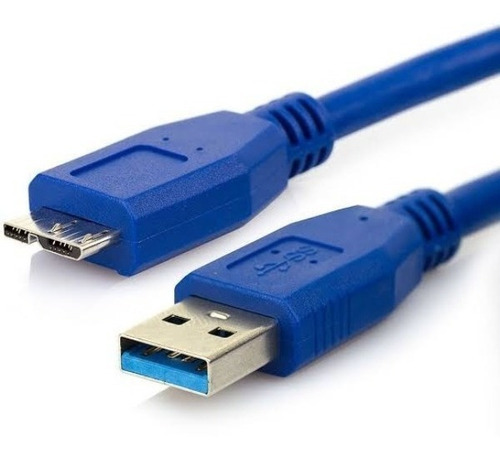 Cabo Usb 3.0 Hd Externo 1,50mts 3.0 Cor Azul