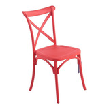 Silla Crossback Roja Vincenzi