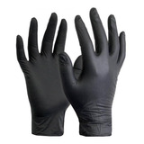 Guantes De Vinilo Synmax Negro Basic Caja Con 100 Piezas