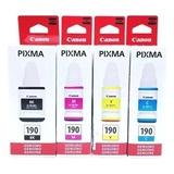 Kit 4 Tinta Original Canon G3110 G4100 G3100 G-190 Lacrado