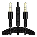 Cabo P2(3.5mm) P3(3.5mm) C/ Microfone Para Fone De Ouvido N2