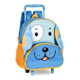 Mochila Rodinha Infantil Pets Cachorrinho Clio Cores