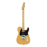 Guitarra Elétrica Fender Player Telecaster De  Amieiro Butterscotch Blonde Brilhante Com Diapasão De Bordo