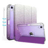 Funda Para iPad Mini 6 2021 Timism Soporte Triple Morado