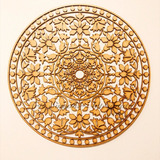 Mandala Mdf Cru 90x90 Cm 3mm - Md 21