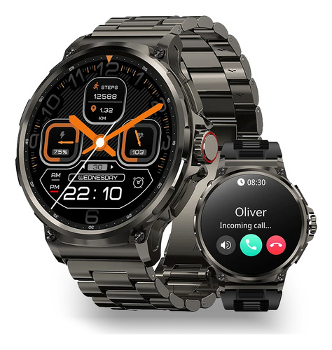 Para Huawei Gps Reloj Inteligente Hombre Bluetooth Llamada