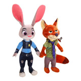 Peluche Zootopia Coneja- Zorro Hermoso Grande