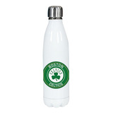 Botella Blanca Acero Inoxidable Personalizada - Celtics Logo