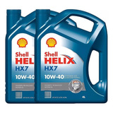 Aceite Shell Helix Hx7 10w40 Semisintetico X 8 Litros