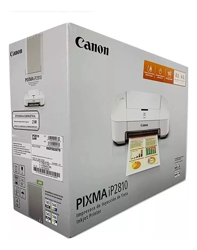 Impresora Canon Pixma Ip2810 Sin Cartuchos Nueva