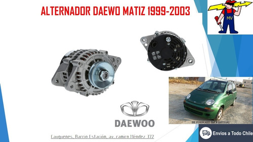 Alternador Daewoo Matiz 1999-2003 Envio Gratis