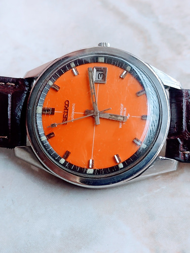 Seiko Sportmatic Laranja 40mm = Crono Omega Tissot Orient Kd