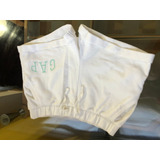 Short Gap Blanco Con Lentejuelas Talle 12