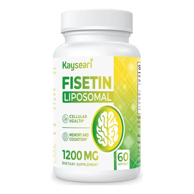 Fisetina 1200mg Inmunidad Salud Apoyo Cognitivo 60cap Sabor Sin Sabor | Envío gratis