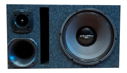 Caixa Som Automotivo Completa Trio Woofer Corneta Tuite