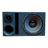 Caixa Som Automotivo Completa Trio Woofer Corneta Tuite