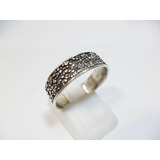 Anillo Textorgan. Plata Original Varias Medidas Black Price