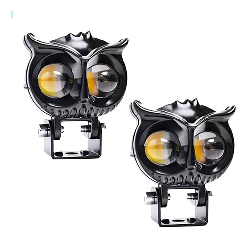 Búho Led Faros De 8000lm Para Motos, Luces Auxiliares 2pcs