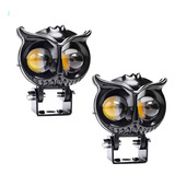 Búho Led Faros De 8000lm Para Motos, Luces Auxiliares 2pcs