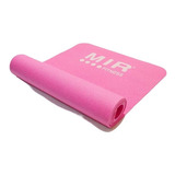 Colchoneta Mat Yoga Pilates Fitness De 6mm. Enrollable Pvc 