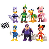 Mickey Mouse Aventuras Sobre Ruedas Set 7 Figuras Road
